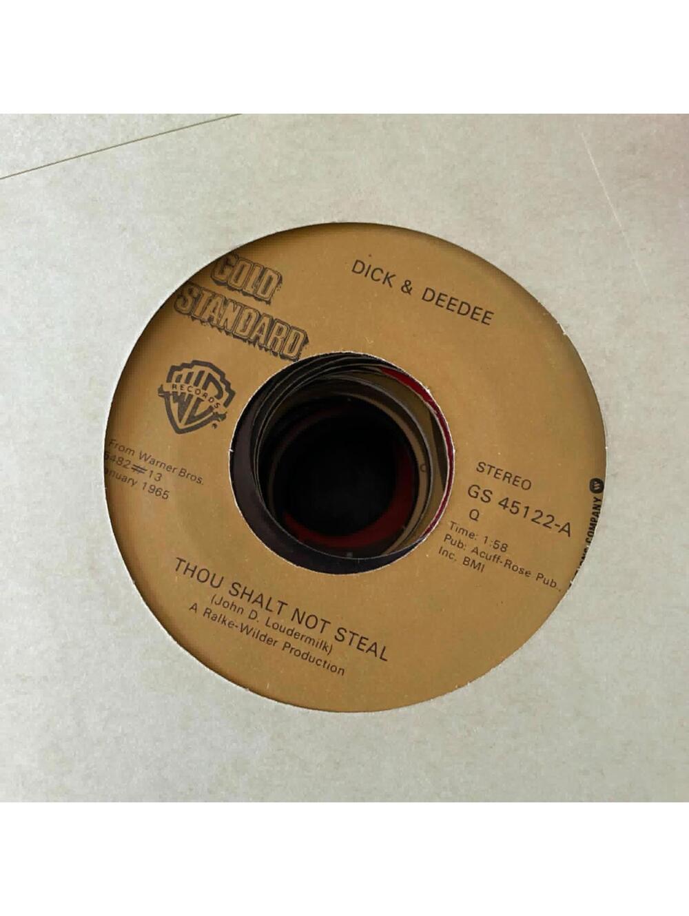 Dick & Deedee - Thou Shall not Steal/Young & in Love GS 45122 45rpm VG+ R43